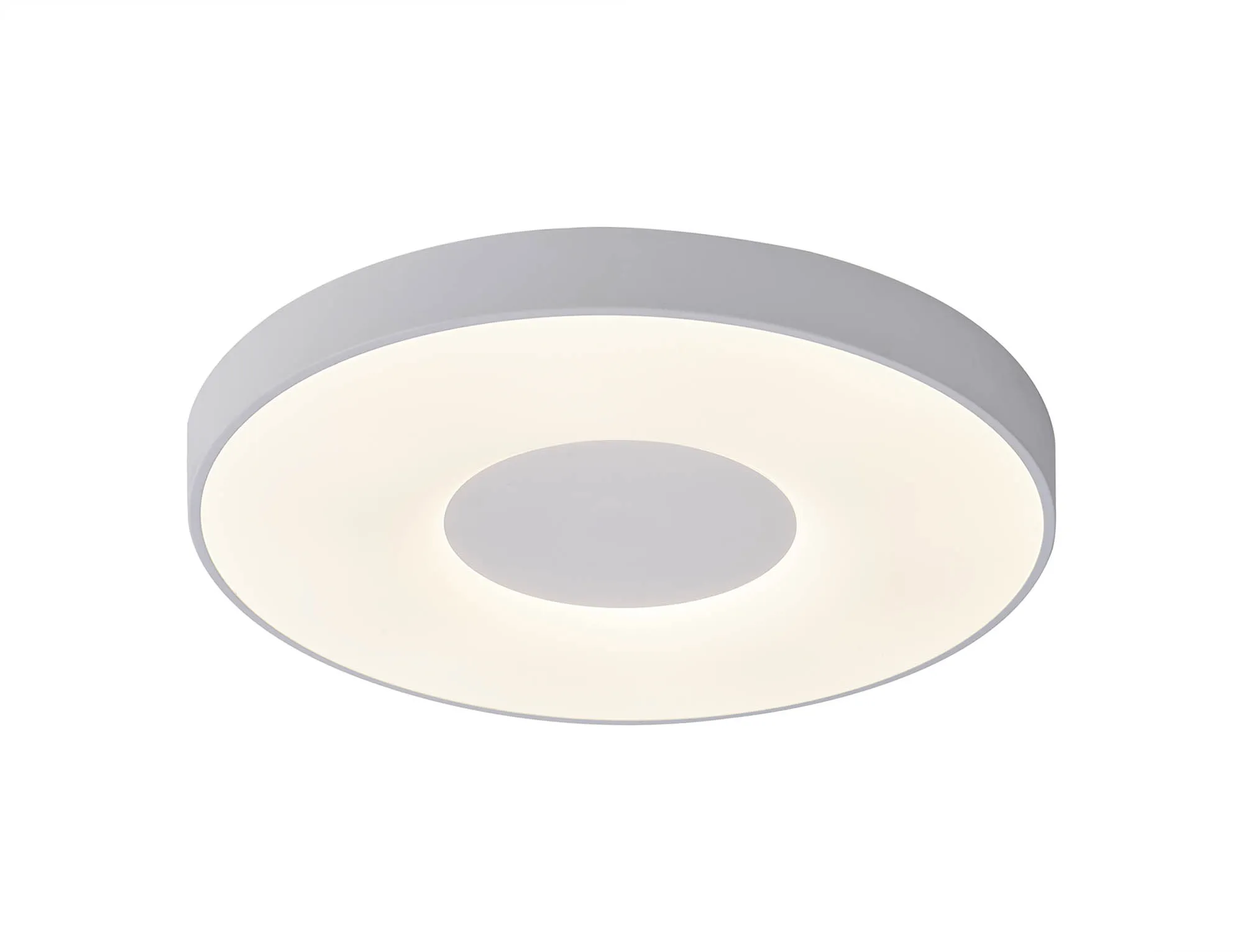 Coin 100W LED Round  Flush Ceiling White